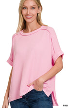 Load image into Gallery viewer, Ribbed Short Sleeve Top Reg + Curvy
