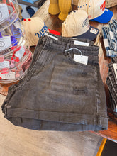 Load image into Gallery viewer, KanCan Black Distressed Shorts REG + CURVY
