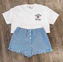 Load image into Gallery viewer, Blue Plaid Shorts
