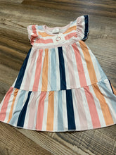Load image into Gallery viewer, Striped Flutter Sleeve Dress
