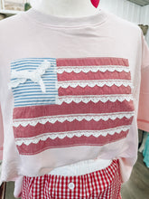 Load image into Gallery viewer, Pink Flag Tee
