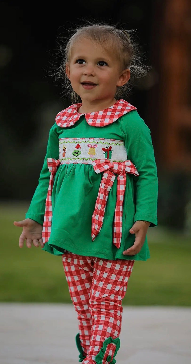 Girls Grinch Bubble + Set