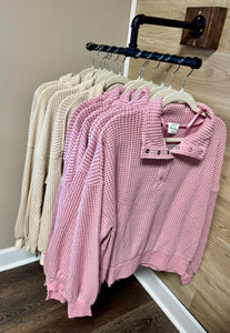 Button Up Pullover