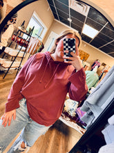 Load image into Gallery viewer, Oversized Hoodie Long Sleeve Top
