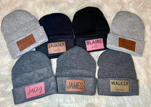 Load image into Gallery viewer, Custom Leather Beanies
