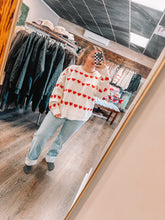 Load image into Gallery viewer, Cream Heart Sweater
