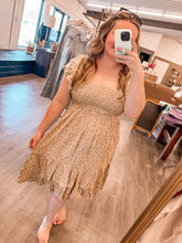 Load image into Gallery viewer, Mustard Floral Dress
