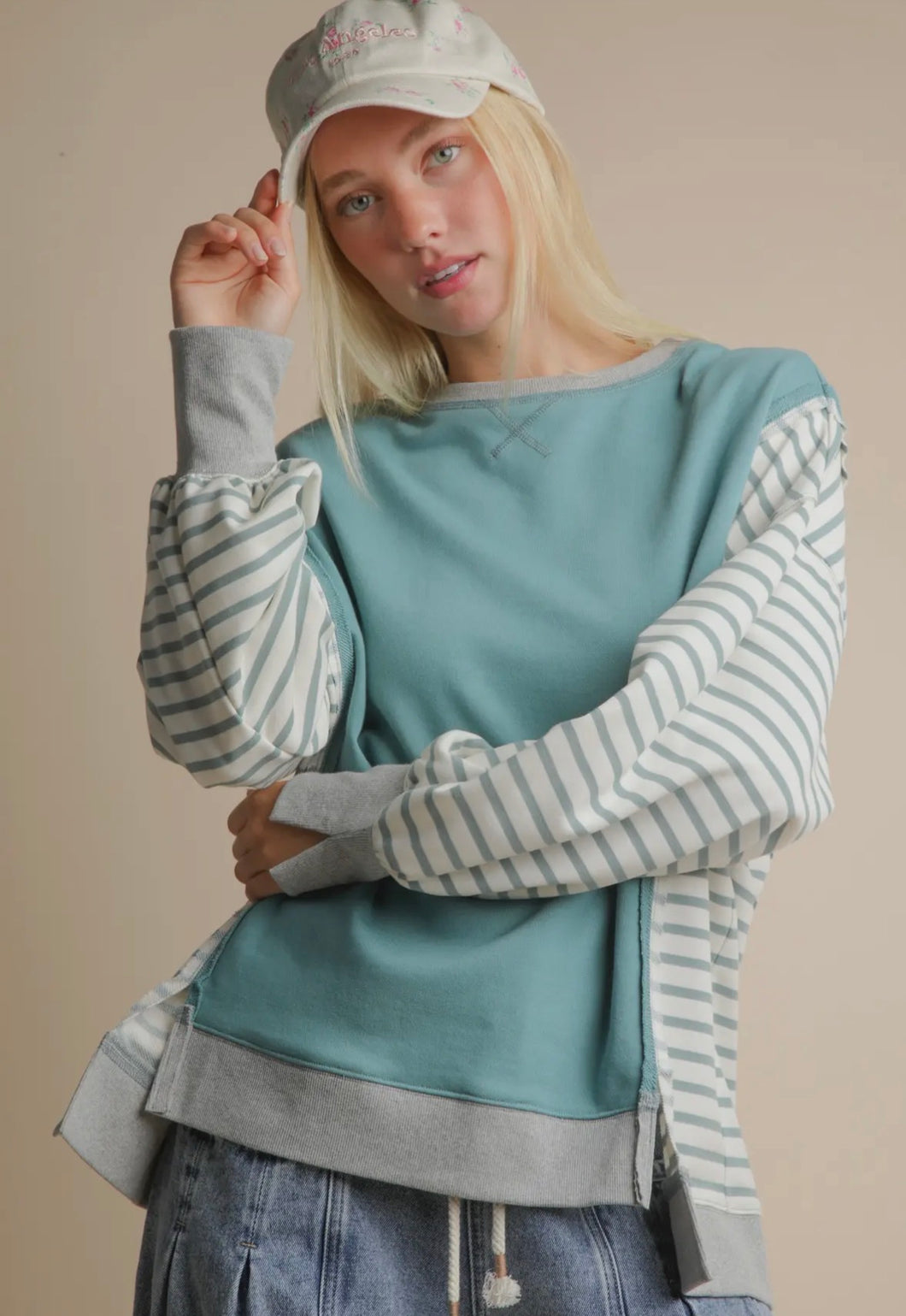 Oversized Sage Sweater