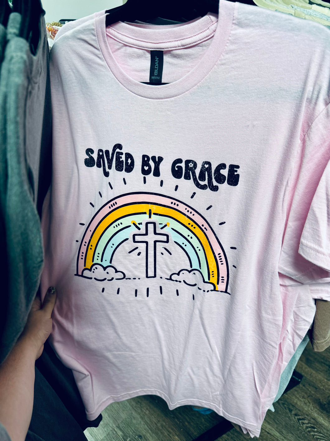 Saved By Grace Rainbow