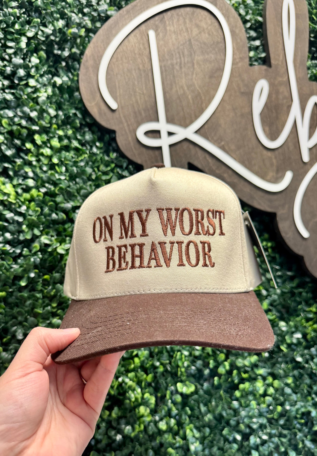 On My Worst Behavior Hat