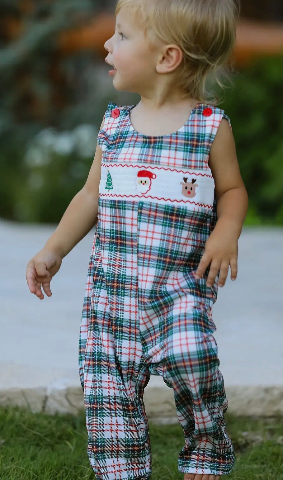 Boys Santa Romper + Set