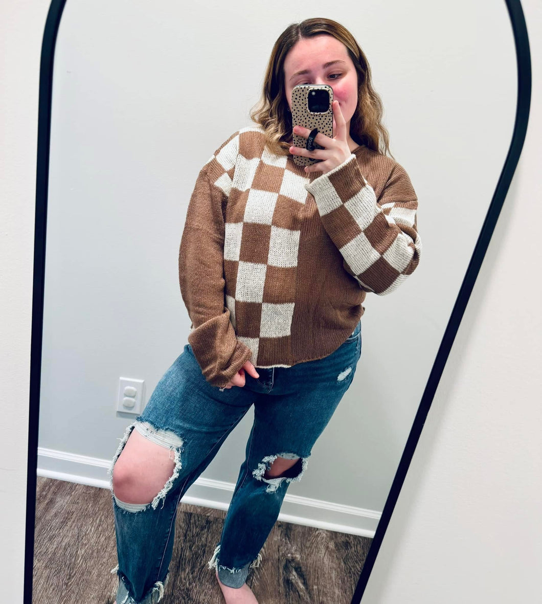 Checkered Sweater