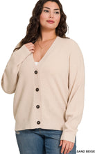 Load image into Gallery viewer, Button Cardigan - Reg + Curvy
