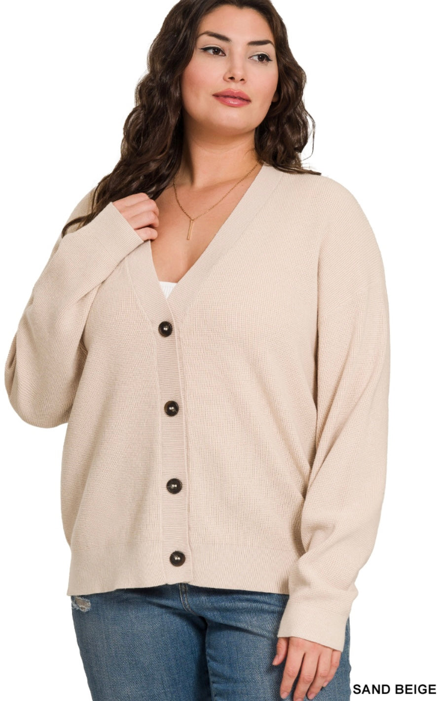Button Cardigan - Reg + Curvy