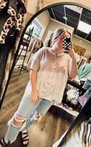 Pink Foral Top