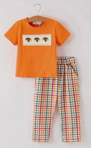 Plaid Turkey Set