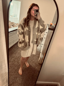 Champagne Sweater Dress