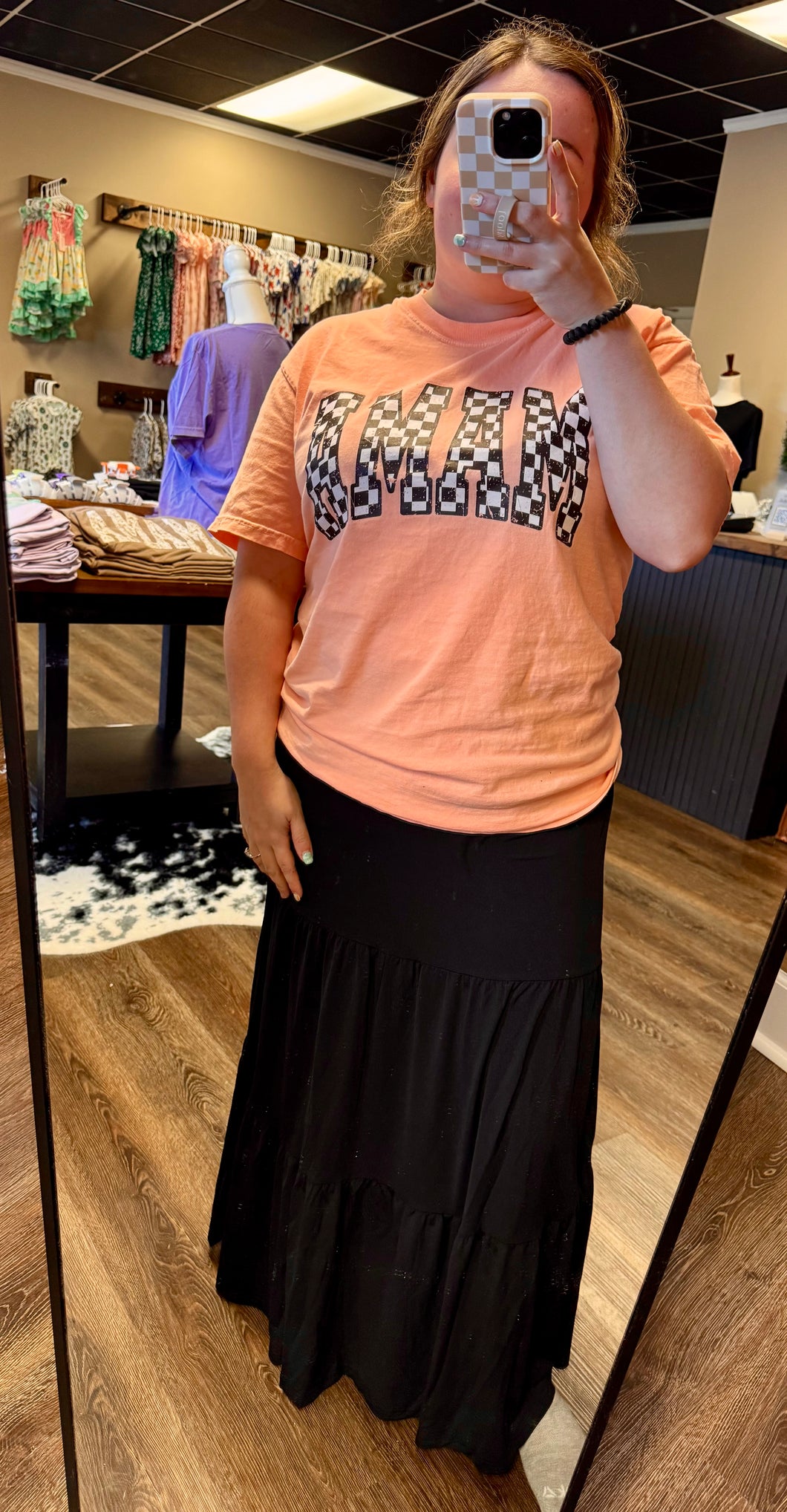 Tiered Maxi Skirt