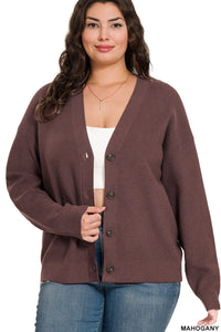 Button Cardigan - Reg + Curvy