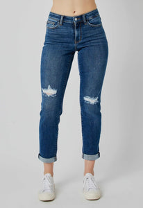 Judy Blue Mid Rise Slim - Reg + Curvy