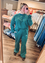 Load image into Gallery viewer, Teal Stripe Set
