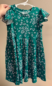Green Floral Dress