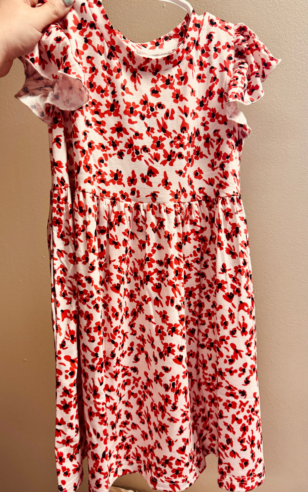 Red Floral Dress