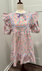 Floral Pipe Dress