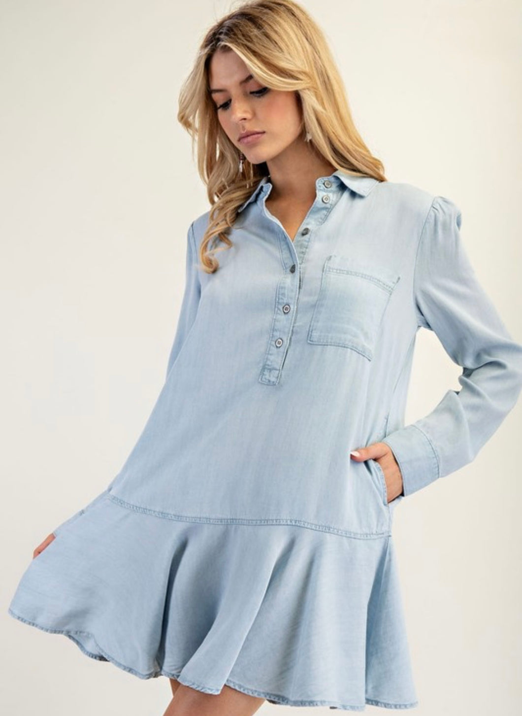 Chambray Dress